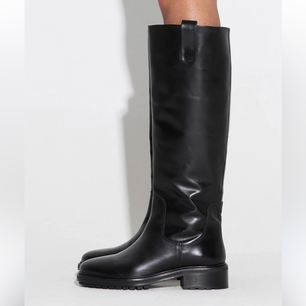 H&M Black Lace Up Boots